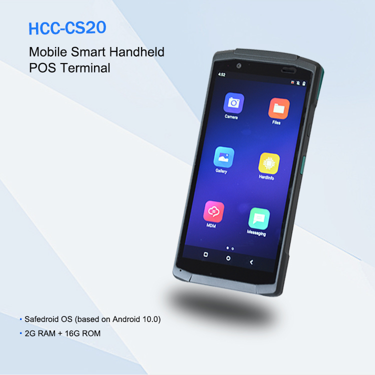4G terminal automatique de position d'Android de scanner de code barres de 5,7 pouces avec NFC HCC-CS20
