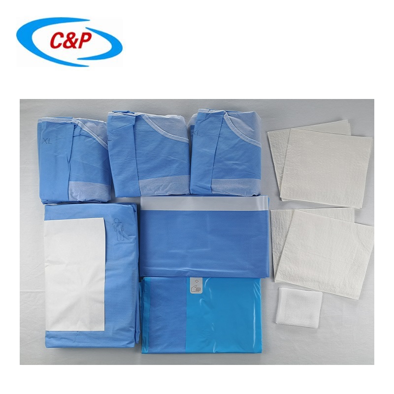 Stérile Hospital Use Gynécologie Obstétrique C-Section Chirurgie Pack Drapé
