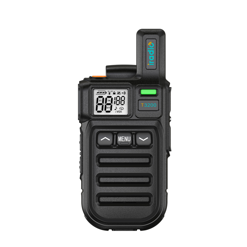T-3200 0.5W/2W MINI PMR446 FRS GMRS radios sans licence de vibration
