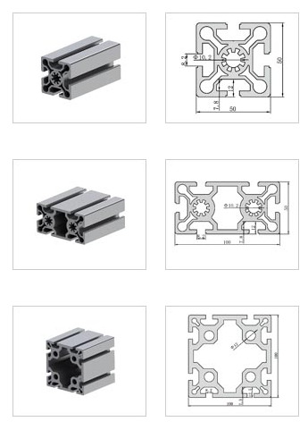 Profilé en aluminium extrudé