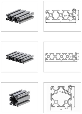 Profil industriel d'extrusion