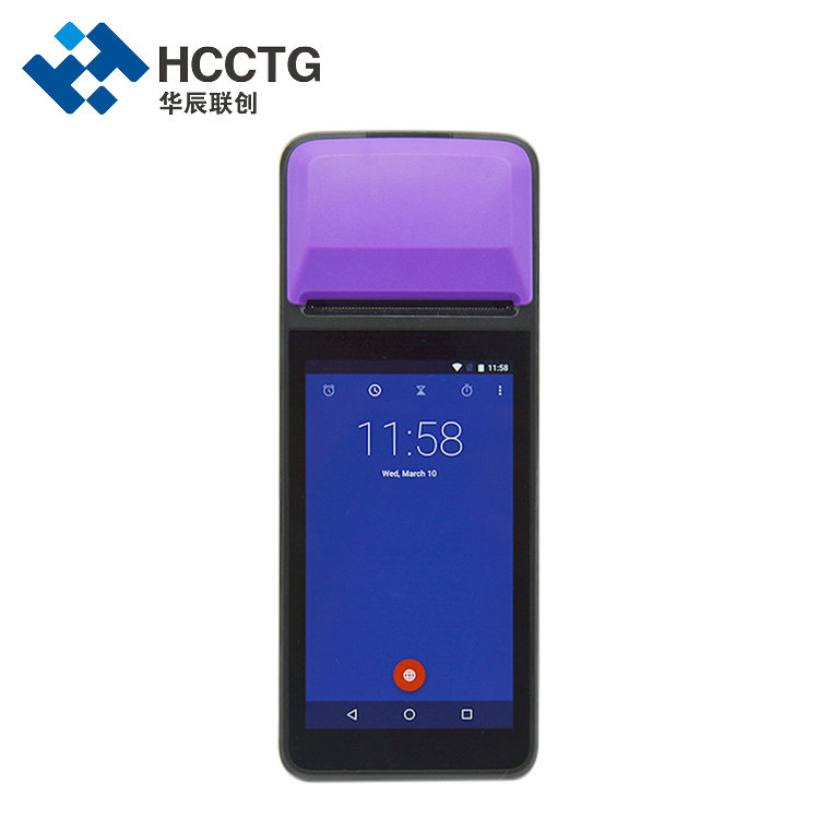 3G Smart Handheld POS machine de paiement sans contact d'affichage tactile de 5 pouces avec l'imprimante R330C
