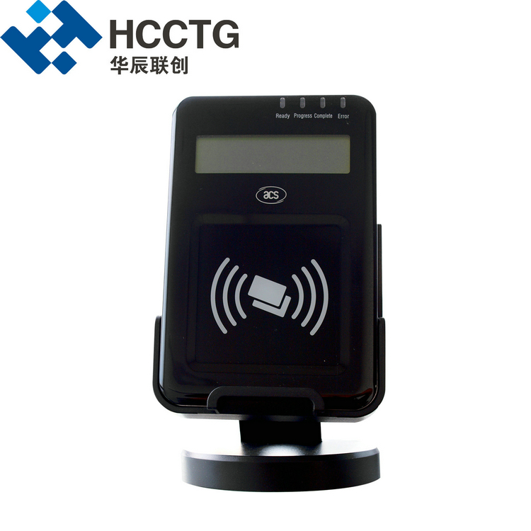 Lecteur NFC de carte à puce USB Visual Vantage avec écran LCD
