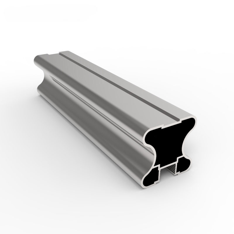 Aluminium adapté aux besoins du client de profil en aluminium de fenêtre de porte de garde-robe de portes de rouleau de couleur

