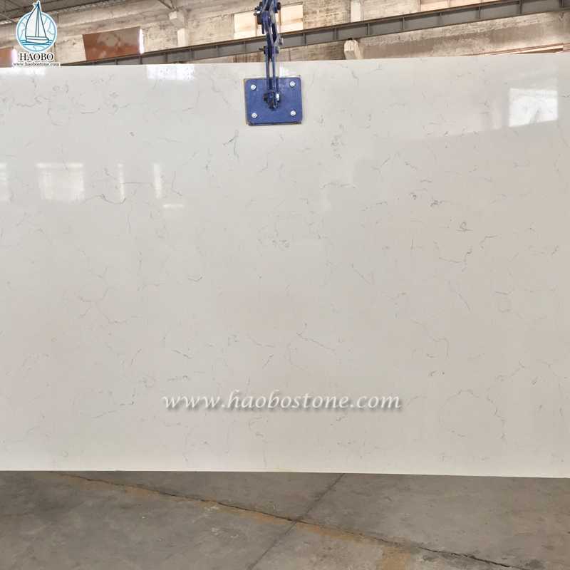 Dalle de marbre blanc de Carrare pour revêtement de sol et carrelage mural
