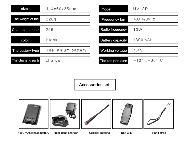 talkie-walkie portable uv double bande