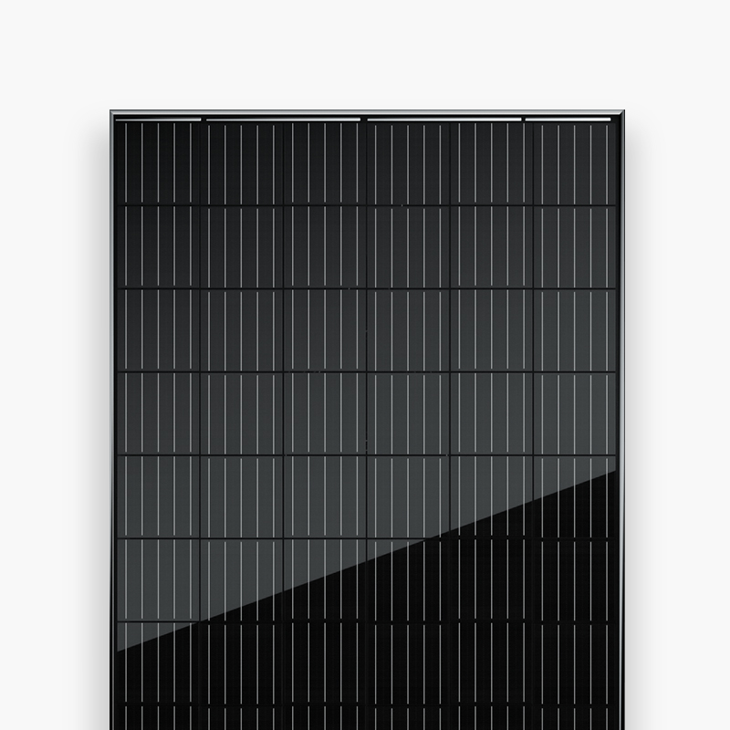 Module solaire monofacial de cellule photovoltaïque encadré par feuille arrière noire de 315-330W
