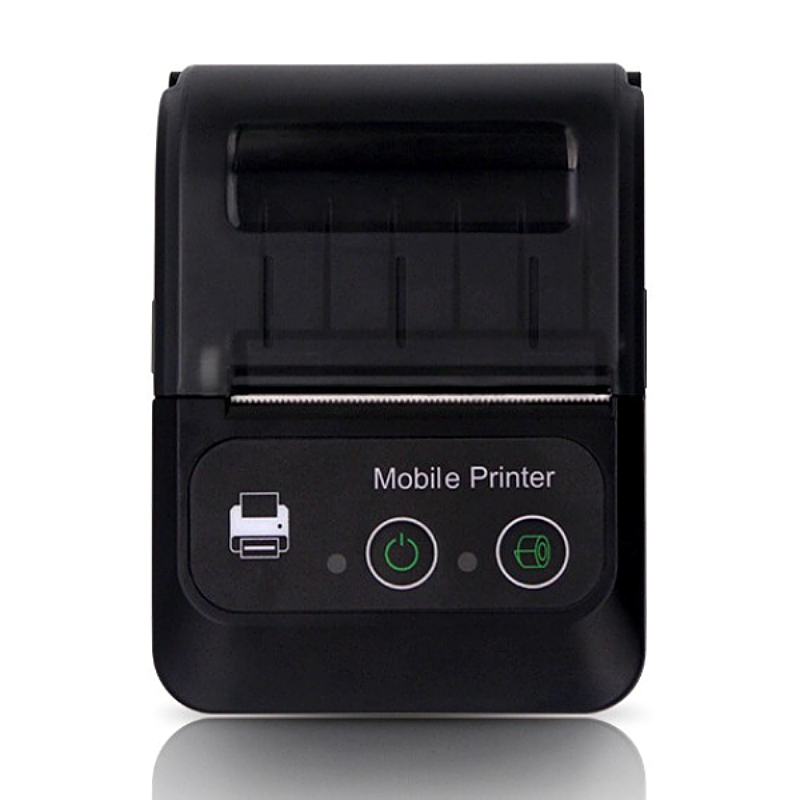 Imprimante de reçus thermique mobile 58 mm avec Bluetooth
