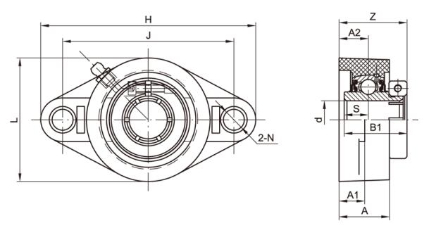 TP-SUEFL204 Paliers thermoplastiques