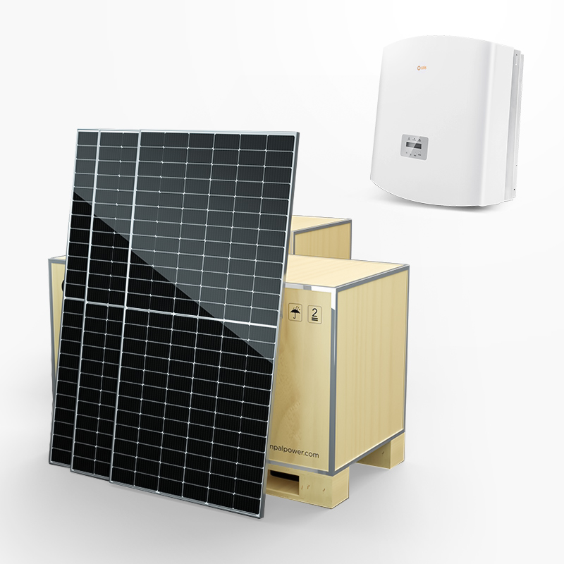 Kit de système d'énergie solaire PV Ongrid à usage commercial
