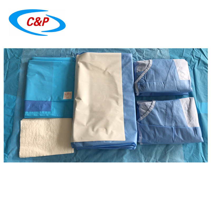 Fabricant de packs de draps chirurgicaux pour césarienne non tissés SMS stériles
