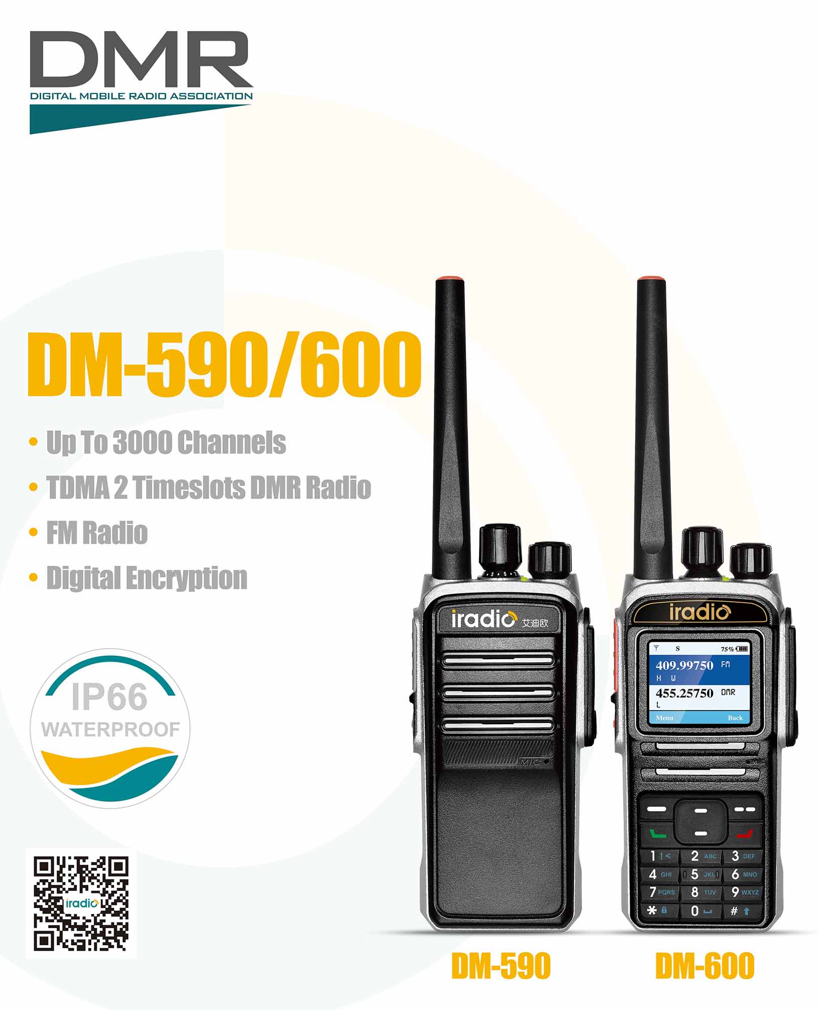 radio numérique vhf uhf robuste militaire