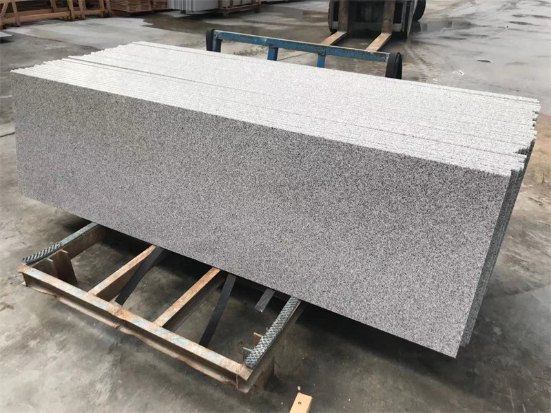 Comptoir de dalle de granit gris clair G603
