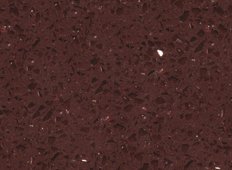 Surface de quartz rouge foncé cristal RSC1816
