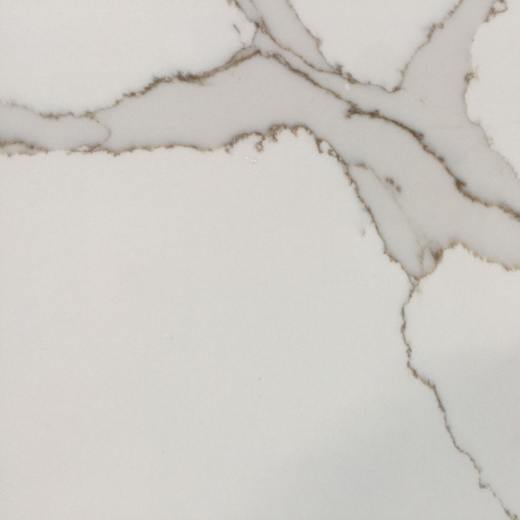 Décor semblable à du marbre Calacatta Quartz naturel Pierre reconstituée Qualité Prix de surface YF9008-2
