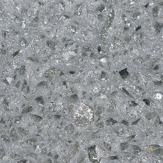OP7001 cristal brillant gris clair comptoirs en résine de quartz ventes internationales de dalles
