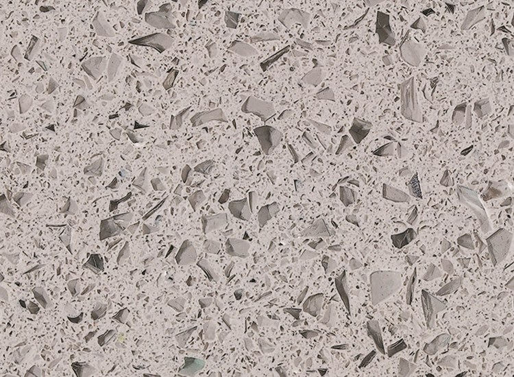 Surface de quartz gris clair cristal RSC1806

