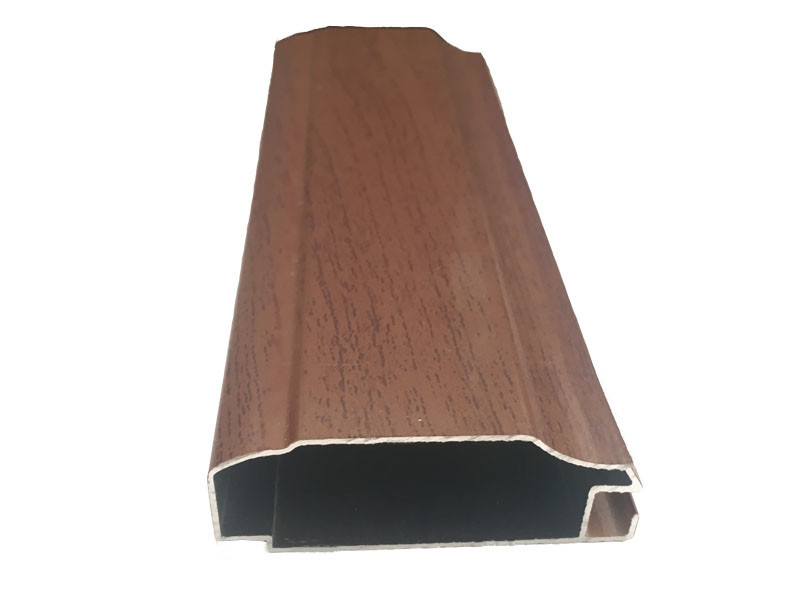 Profilés d'extrusion d'aluminium en bois OEM pour portes
