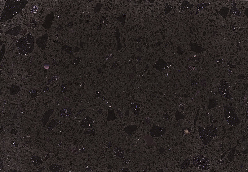RSC7015 pierre de quartz noir de Paris artificielle polie
