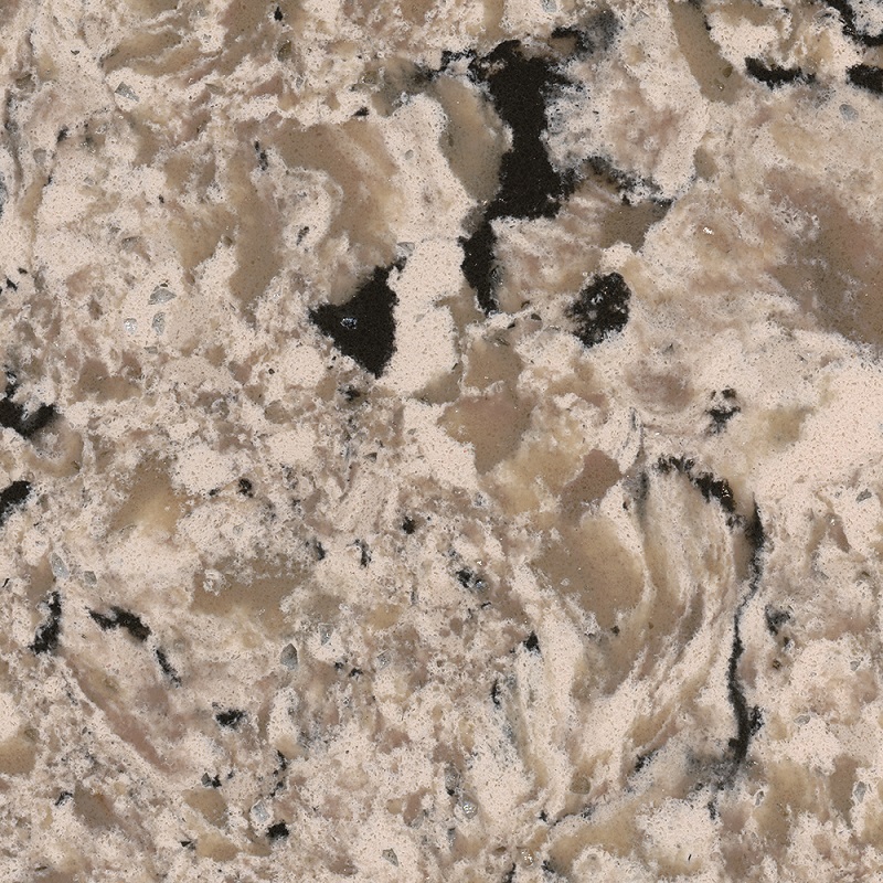 RSC-C004 Carreaux polis en pierre artificielle de quartz Aries
