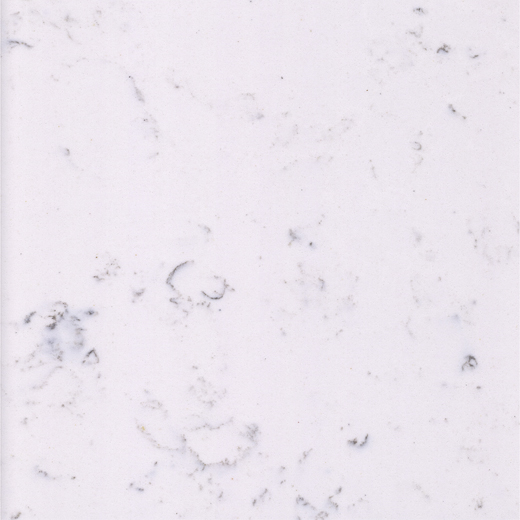 Dessus de comptoirs en pierre composite de quartz blanc de Carrare OP6304 Tiny Grain
