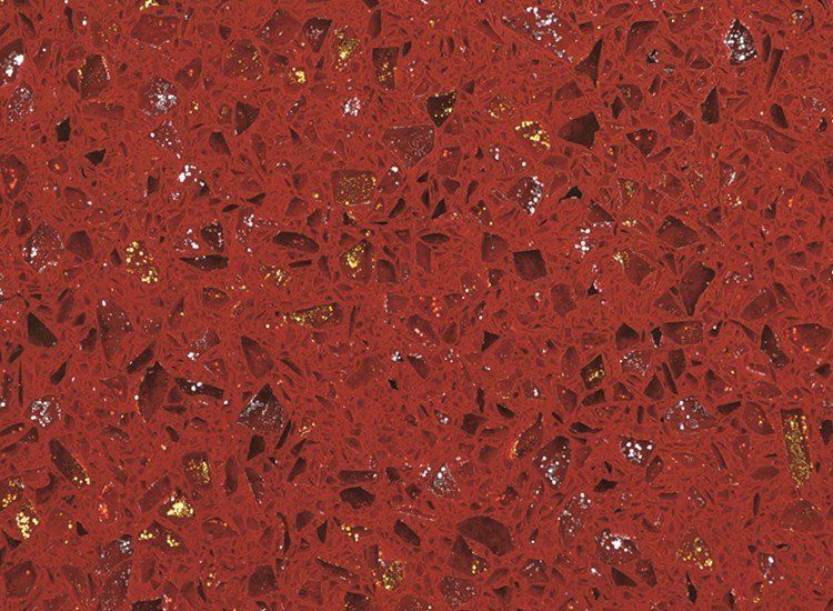 RSC7009 pierre de quartz artificielle légèrement rouge
