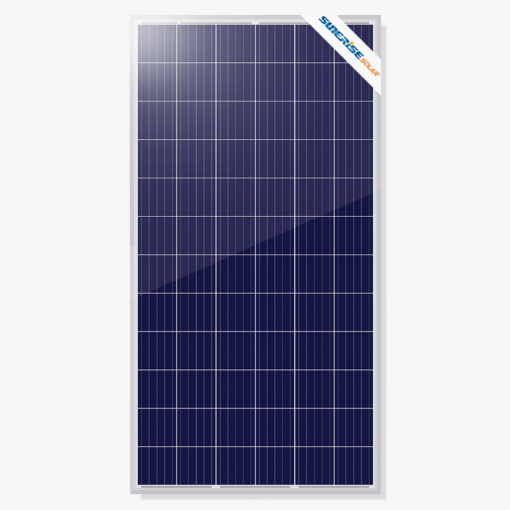 Prix ​​du panneau solaire polycristallin de 340 watts à haut rendement

