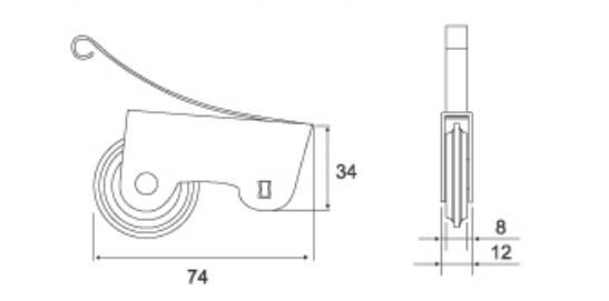 Garnitures coulissantes pour garde-robe