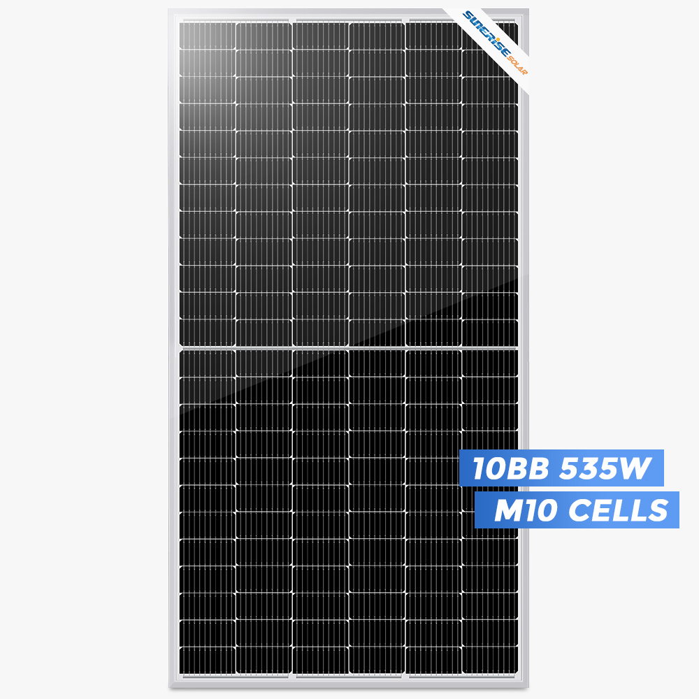 Panneau solaire mono 182 10BB de 535 watts avec prix d'usine
