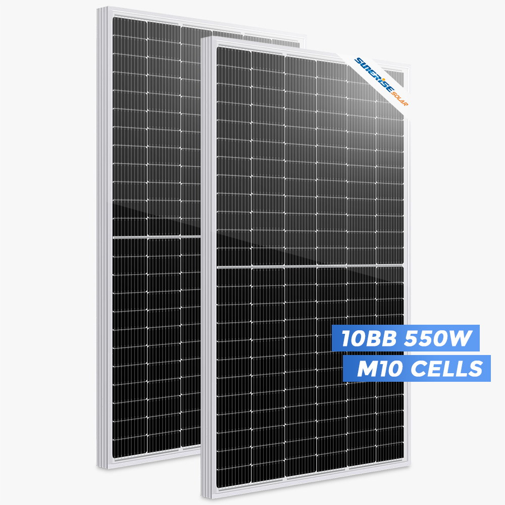144 Panneau solaire mono 550 watts demi-coupé au meilleur prix
