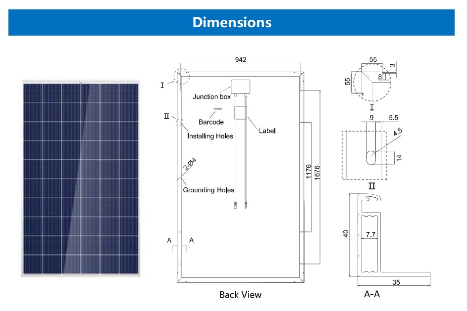 Module solaire pv