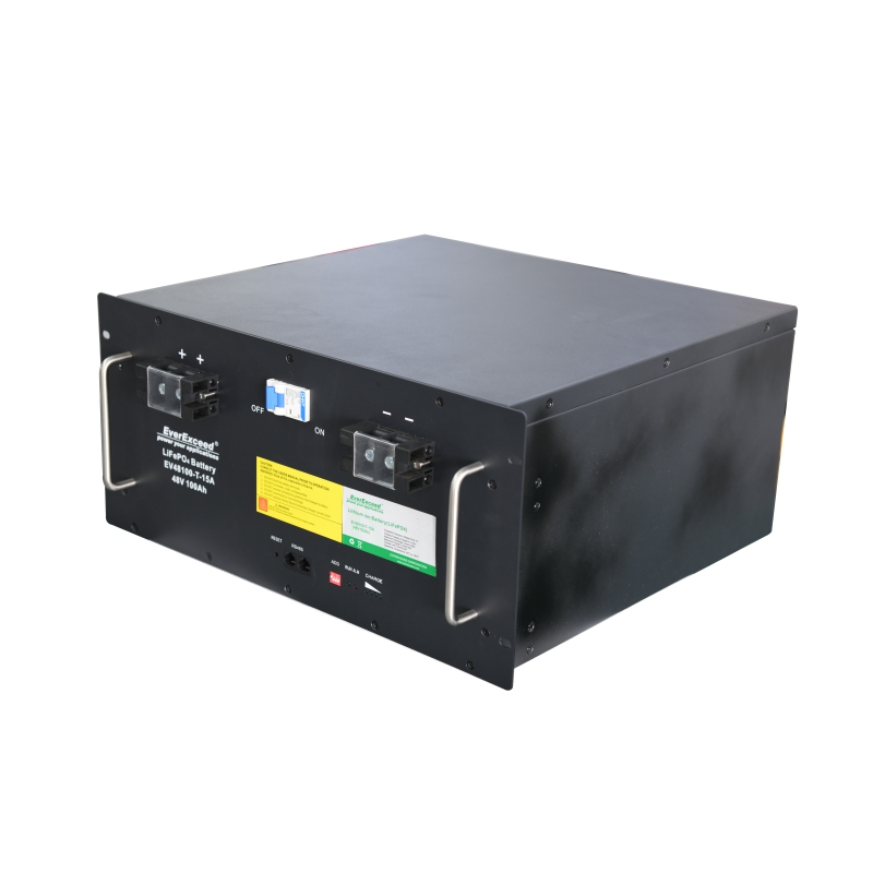 Batterie LiFePO4 d'approbation d'UL 48V100ah pour la puissance de secours de télécom
