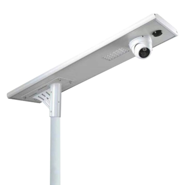 Système d'éclairage public solaire intégré avec caméra CCTV
