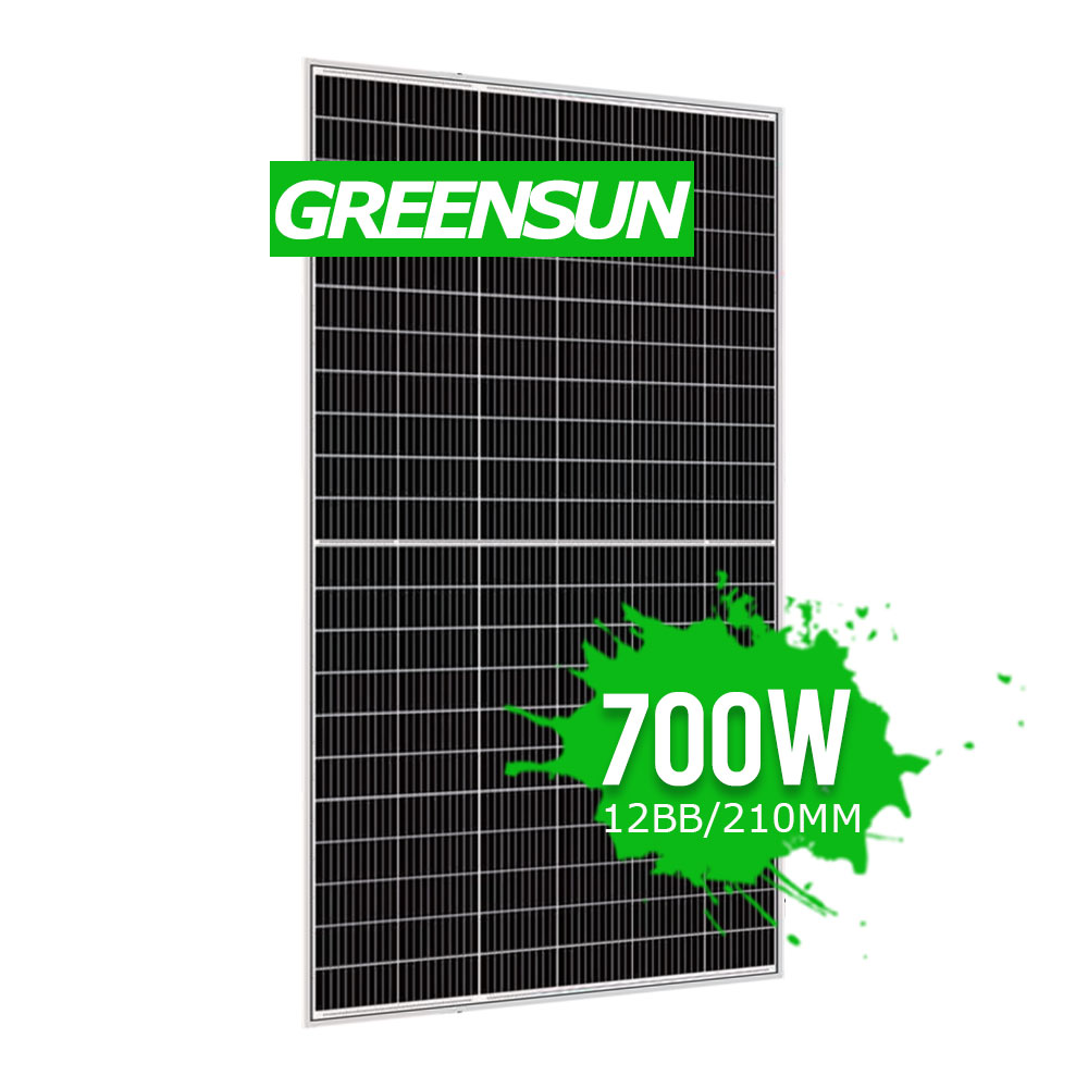 Module solaire monocristallin des panneaux solaires 680W 690W 695W 700W de moitié de cellules coupées par 12BB
