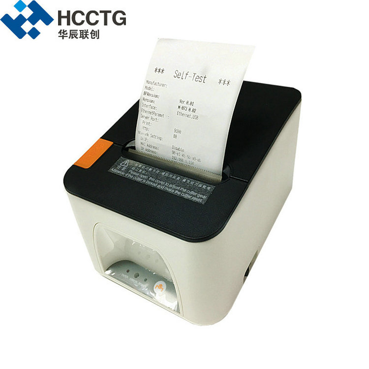 Imprimante de reçus thermique USB/RS232 80 mm Imprimante de codes-barres 2D HCC-POS890

