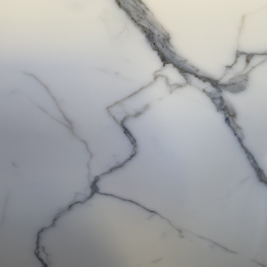 Dalle blanche de Calacatta en pierre de verre cristallisé Nano de pierre artificielle de Chine
