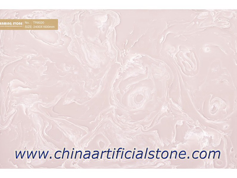 Feuilles d'onyx artificiel rose rétroéclairé TR8020
