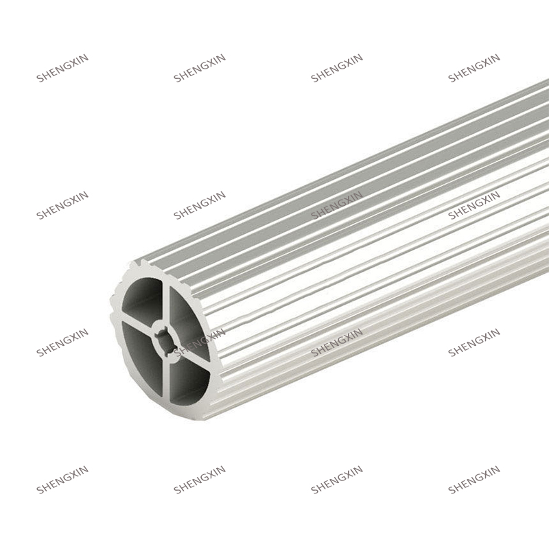 Profilés de tube rond (cercle) en aluminium de tuyau d'extrusion d'alliage d'aluminium standard SHENGXIN
