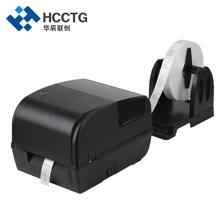Imprimante d'étiquettes d'entretien de lavage à transfert thermique thermique direct 108 mm 1D/2D HCC-2054TA
