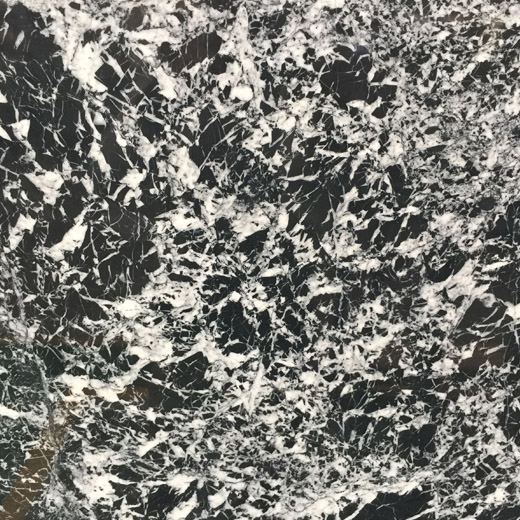 Prix ​​de dalle de marbre de veine blanche de marbre naturel noir de neige carreaux de sol de projet d'intérieur
