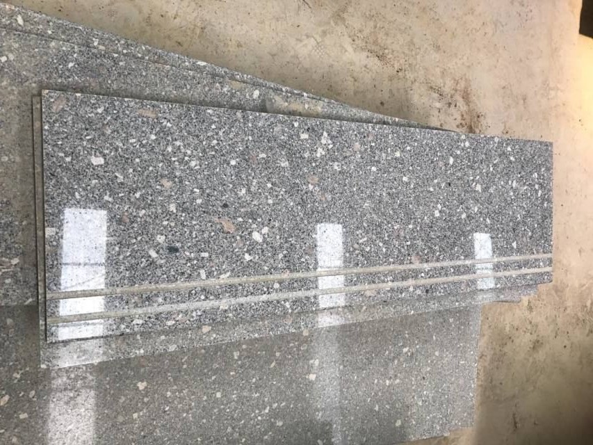 Chine Lu escaliers en granit gris nouveau granit G383
