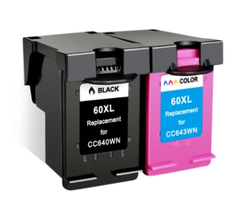 60XL 60 cartouche d'encre noire et couleur pour imprimante à jet d'encre HP consommable fournitures de bureau cartouche de Toner Toner d'imprimante
