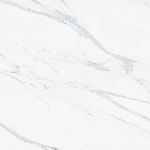 Type de conception en marbre naturel poli Calacatta White Dalle de marbre en pierre d'ingénierie de veine d'imitation
