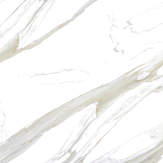 Exportation de marbre blanc Calacatta de dalle de marbre fabriquée par nouvelle technologie 3D
