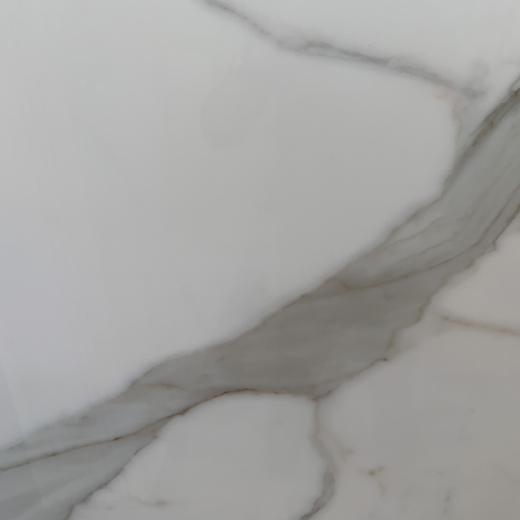 Dalle de comptoir en nano-verre en pierre de nano-verre de marbre de veine blanche
