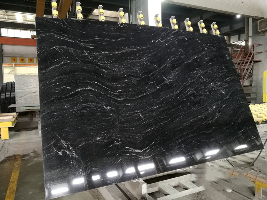 Granit de flocon de neige noir