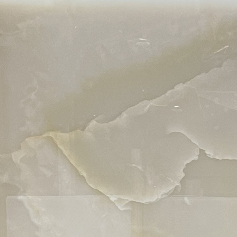 Dalles polies en jade blanc d'onyx blanc du Pakistan
