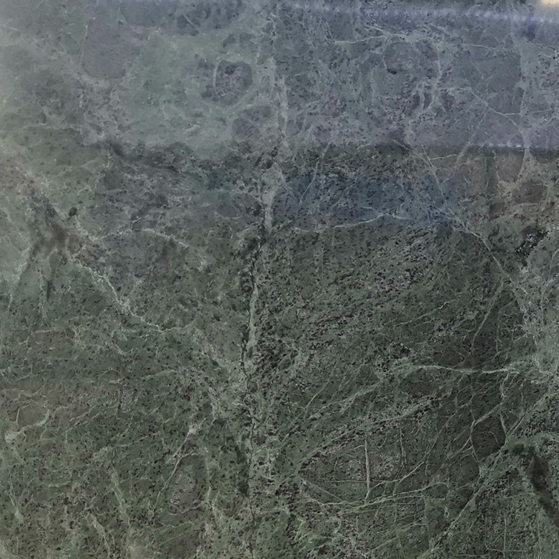 Grandes dalles polies en marbre vert foncé de Hualien
