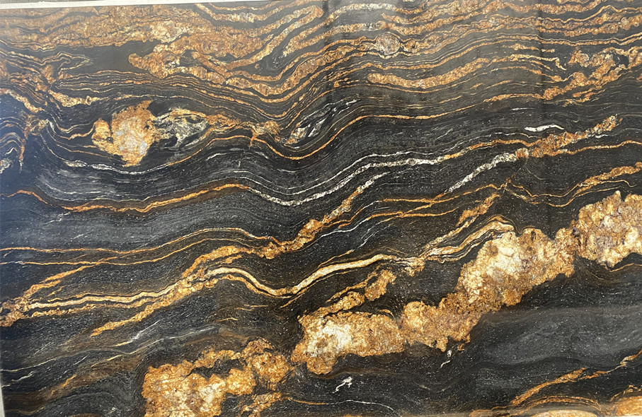 Granit d'or de magma