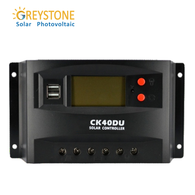 Contrôleur solaire PWM automatique 12 V/24 V Greystone
